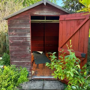 2 x garden sheds