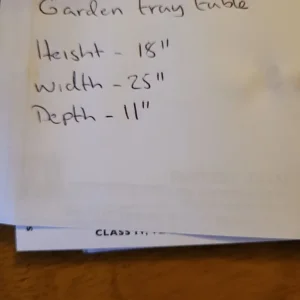 Pretty decorative garden tray table, delivery available - Image 5