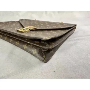 Louis Vuitton Vintage Monogram Brown Leather Document Holder - Image 5