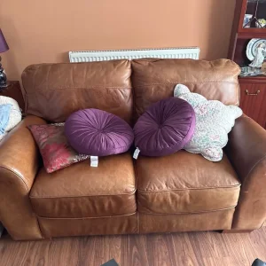 Two seats of sofa