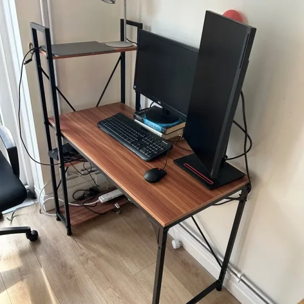 3-Shelf Office or Study Desk – Like New Condition
