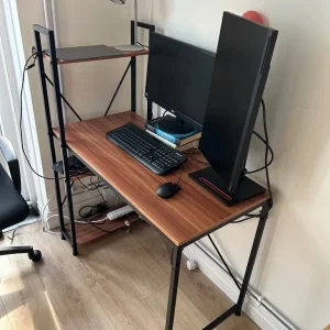 3-Shelf Office or Study Desk – Like New Condition