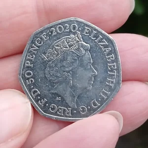 Peace, prosperity collectable 50 pence coin - Image 2