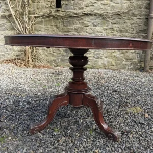 Small Victorian mahogany circular- tilt top not working - Image 4