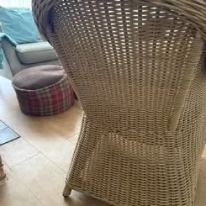 Rattan Chair with Cushion - Image 4