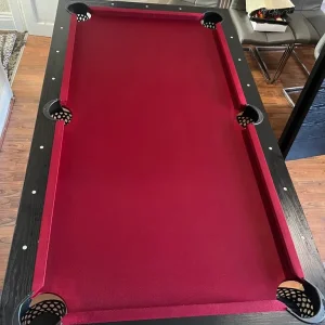 Pool table and dining table with 4 chairs - Image 2