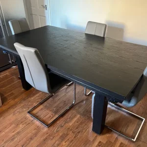 Pool table and dining table with 4 chairs - Image 6