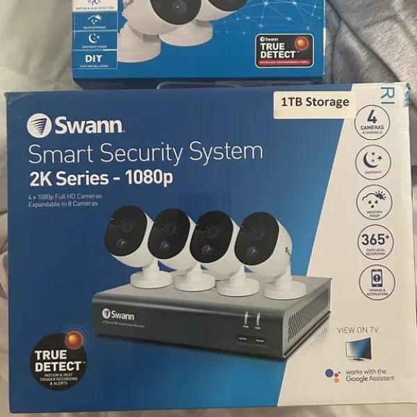 Swann Smart Security System 6 Camera 2k Set up
