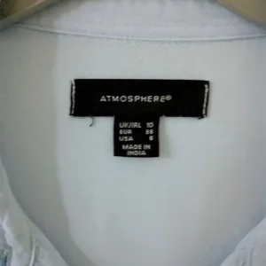 Light blue button-up shirt. Size 10. Atmosphere. - Image 2