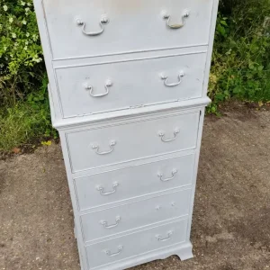 Vintage Chest of Drawers / Dressing Table with a Lift-up Mirror
