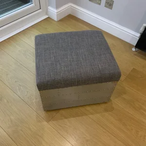 Designer ottoman storage