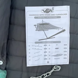 2 Person Hammock with Stand and Cupholder - Image 7