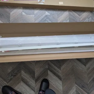 Blinds2Go- White Fauxwood Metal 50mm slat - Image 2