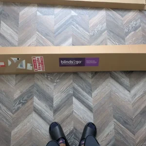 Blinds2Go- White Fauxwood Metal 50mm slat - Image 3