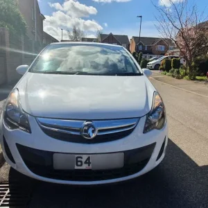 2014 64 VAUXHALL CORSA WHITE 5 DOOR AYGO ADAM 107 POLO CLIO SERVICED - Image 2