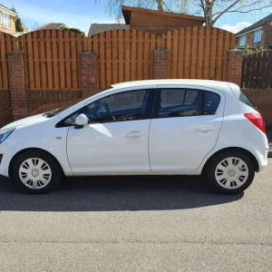 2014 64 VAUXHALL CORSA WHITE 5 DOOR AYGO ADAM 107 POLO CLIO SERVICED - Image 4