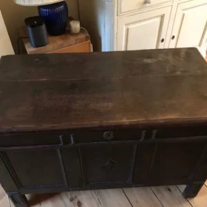 Large Antique Blanket Chest – Collection only in London SW18 - Image 5