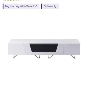 White Alphason TV Unit for sale. - Image 3