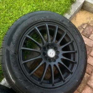 17” VW P609 x4 Black Alloys - Image 5