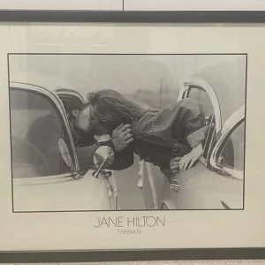 Jane Hilton – Freeway, 1988 – Vintage Black & White Print, framed, 48x63cm overall with the frame - Image 2