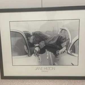 Jane Hilton – Freeway, 1988 – Vintage Black & White Print, framed, 48x63cm overall with the frame - Image 4