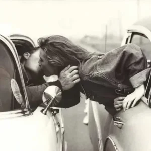 Jane Hilton – Freeway, 1988 – Vintage Black & White Print, framed, 48x63cm overall with the frame