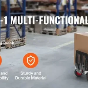 400 lbs Folding Hand Truck Lightweight Dolly with Wheels Foldable Luggage - Image 8