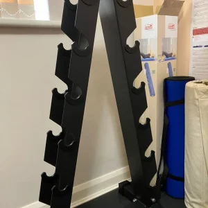 Dumbbell rack stand unused 6 tier heavy duty steel - Image 2