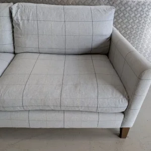 Izzy Celtic Check 3 Seater Sofa (Blue/Grey) Sofa com - Cost £1380 - Good Condition - Delivery Avail - Image 4