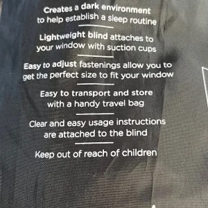 Tommee Tippee portable blackout blind - Image 2