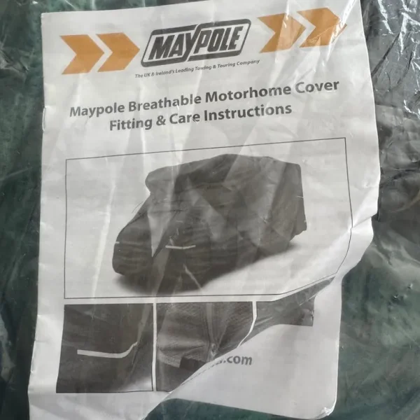 Motorhome cover for 7/5 to 8m