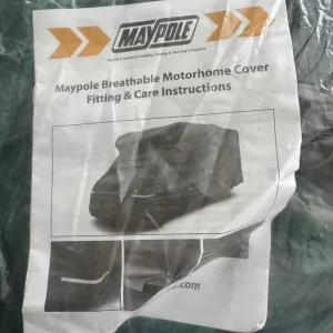 Motorhome cover for 7/5 to 8m