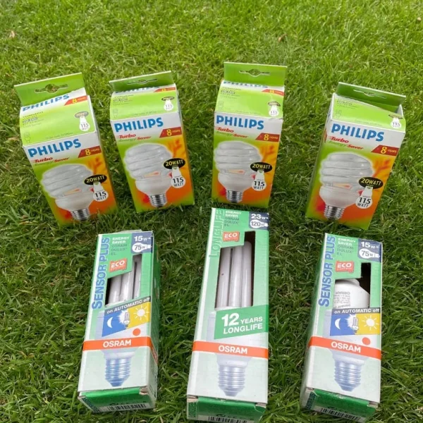 7 Energy Saving Light Bulbs.