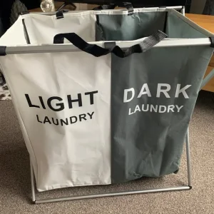 Laundry hamper new with two compartments