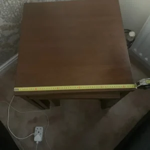 Nest of hardwood tables