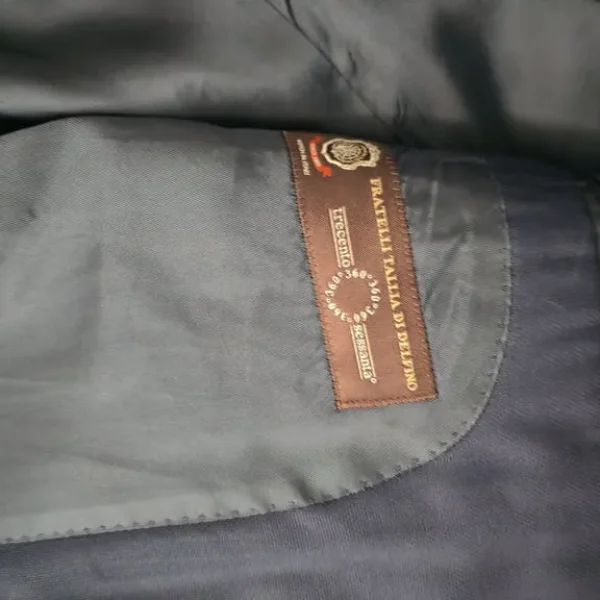 Boggi designer blue office suit