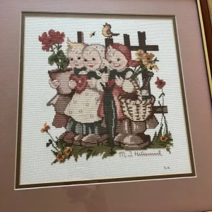 Framed Hummel Cross-Stitch - Image 2