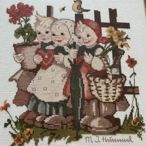 Framed Hummel Cross-Stitch - Image 4