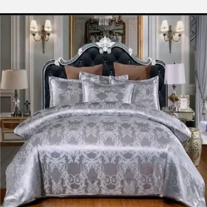 New - lux Satin Jacquard Double Duvet 3 Piece - Image 5