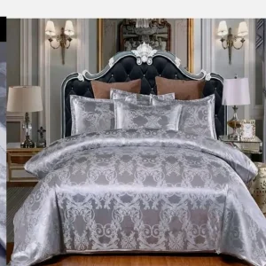 New - lux Satin Jacquard Double Duvet 3 Piece - Image 7
