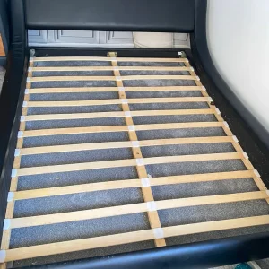 Simple & stylish king size bed with mattress - Image 2