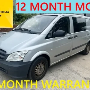 2011 Mercedes-Benz Vito 113CDI BlueEFFICIENCY Window Van PANEL VAN Diesel Manual