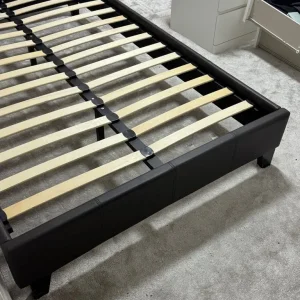 Brown Faux Leather Small Double (3/4) bed - Image 8