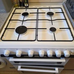Gas cooker, fridge freezer and washer