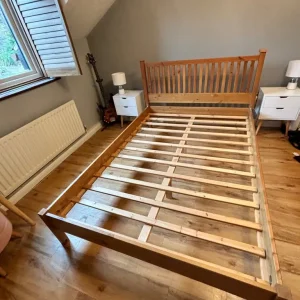 Wooden Double Bed Frame - Image 3