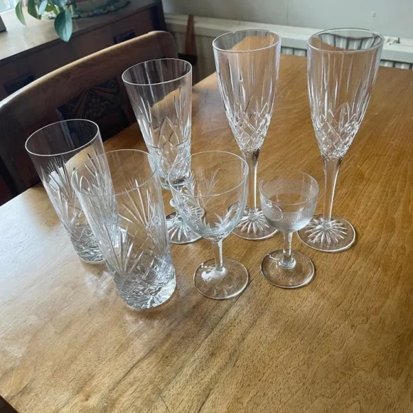 Assorted glasses