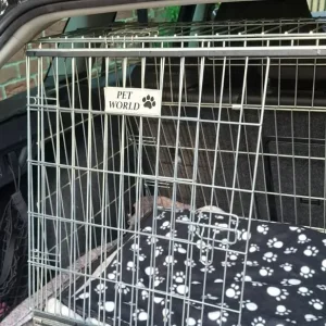 PET WORLD 36" Sloped Transport Crate – Car Dog Cage Carrier for Estate/Hatchback - Image 7