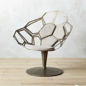 CB2 mosaico statement chair (used - like new) - Image 2