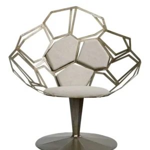 CB2 mosaico statement chair (used - like new) - Image 3