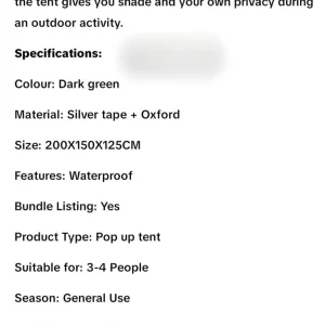 Camping TENT Fully Automatic - Image 5